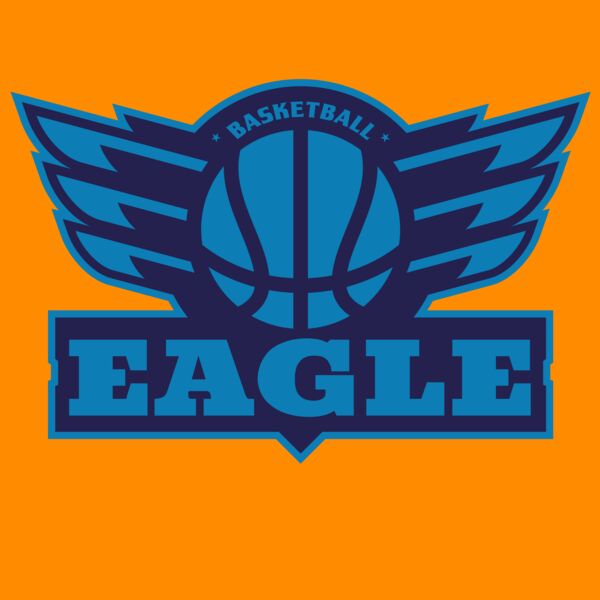 Eagle Basketball Logo Template Thumbnail