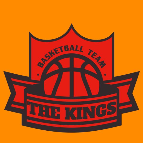 The Kings Basketball team Logo Template Thumbnail