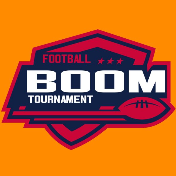Boom Tournament Football logo template Thumbnail